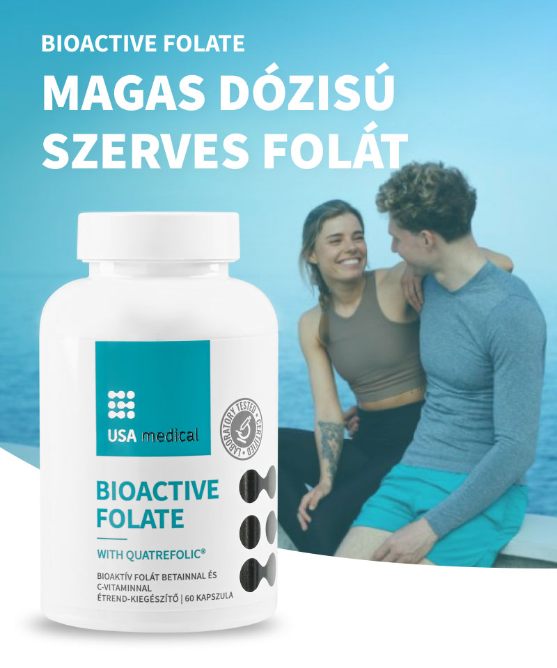 Bioaktív szerves folát Quetrefolic® kapszula 60 db