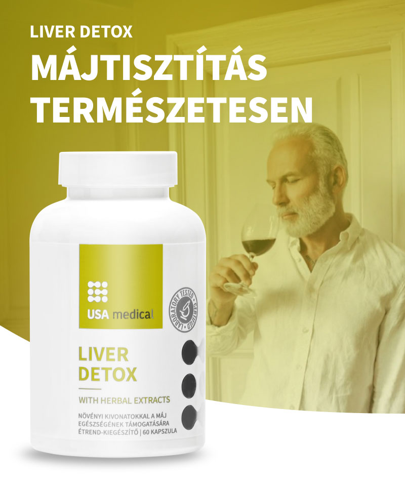Liver Detox növényi kivonatokkal kapszula 60 db