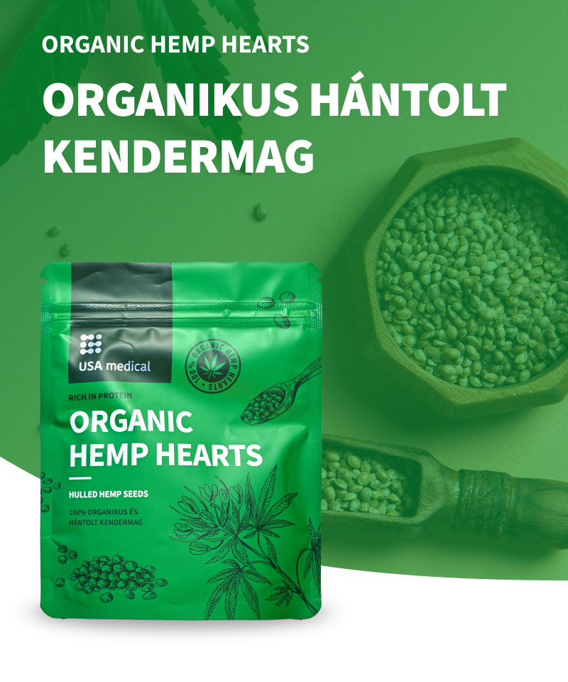 Organikus hántolt kendermag - 150 g