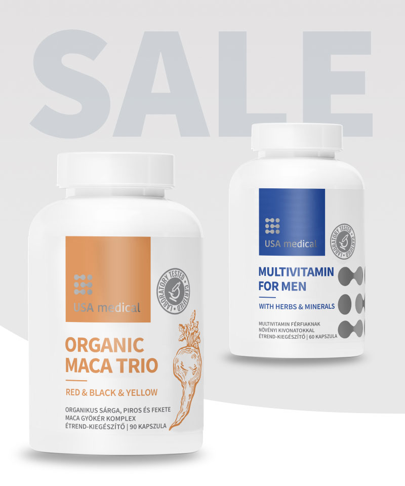 Organikus Maca + Férfi Multivitamin