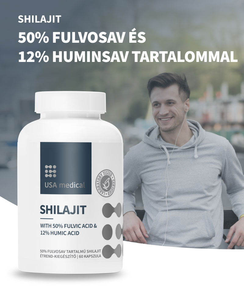 Shilajit kapszula 50% fulvosav tartalommal 60 db